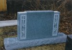 #127 - 4-0 Barre Gray Granite - Crosses and roses down the side. Base with holes